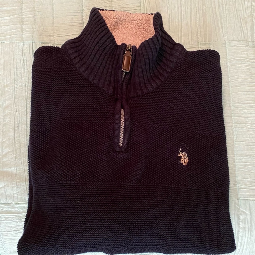 U.S. Polo Assn. Quarter Zip Sweater